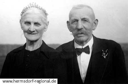18.04.1947 - Goldene Hochzeit von Lina und Julius Geithe 